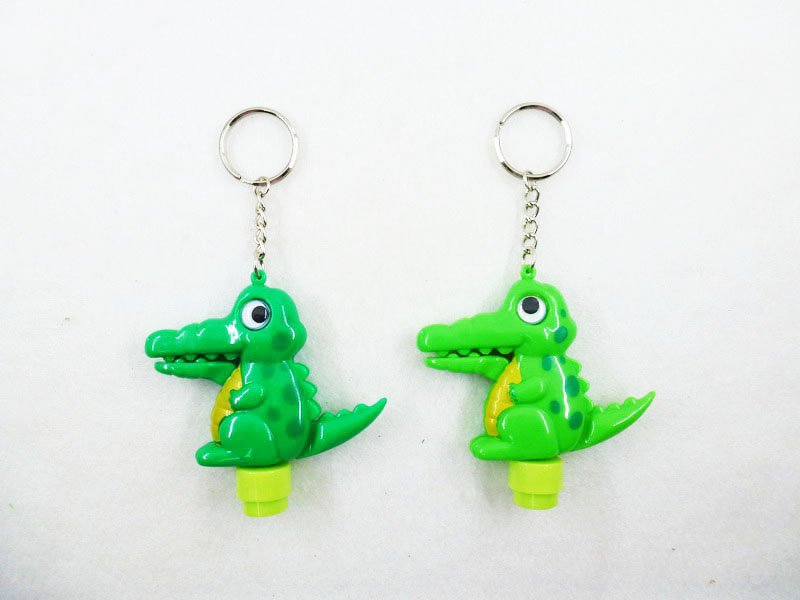 031K-02 crocodile keychain with moving mouth & tail