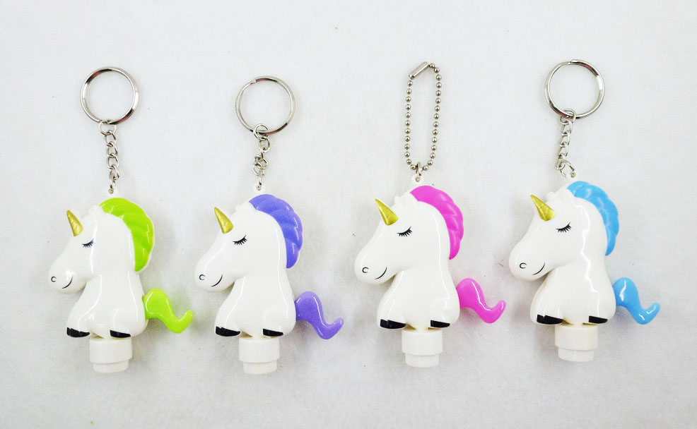 031K-06 unicorn keychain with moving tail (have exclusive in USA,Canada)